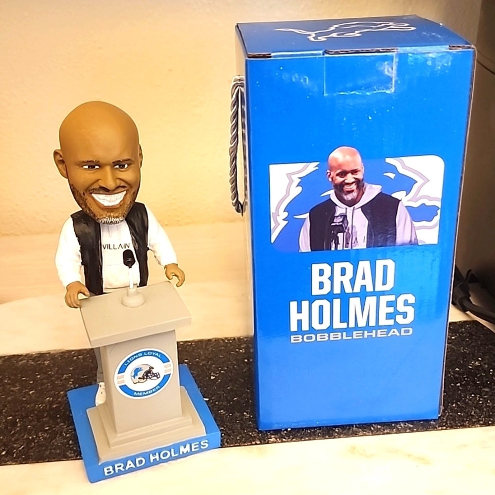 Brad Holmes bobblehead